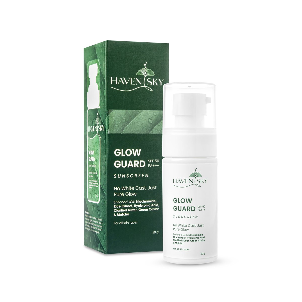 Haven Sky product photography by Team TSB