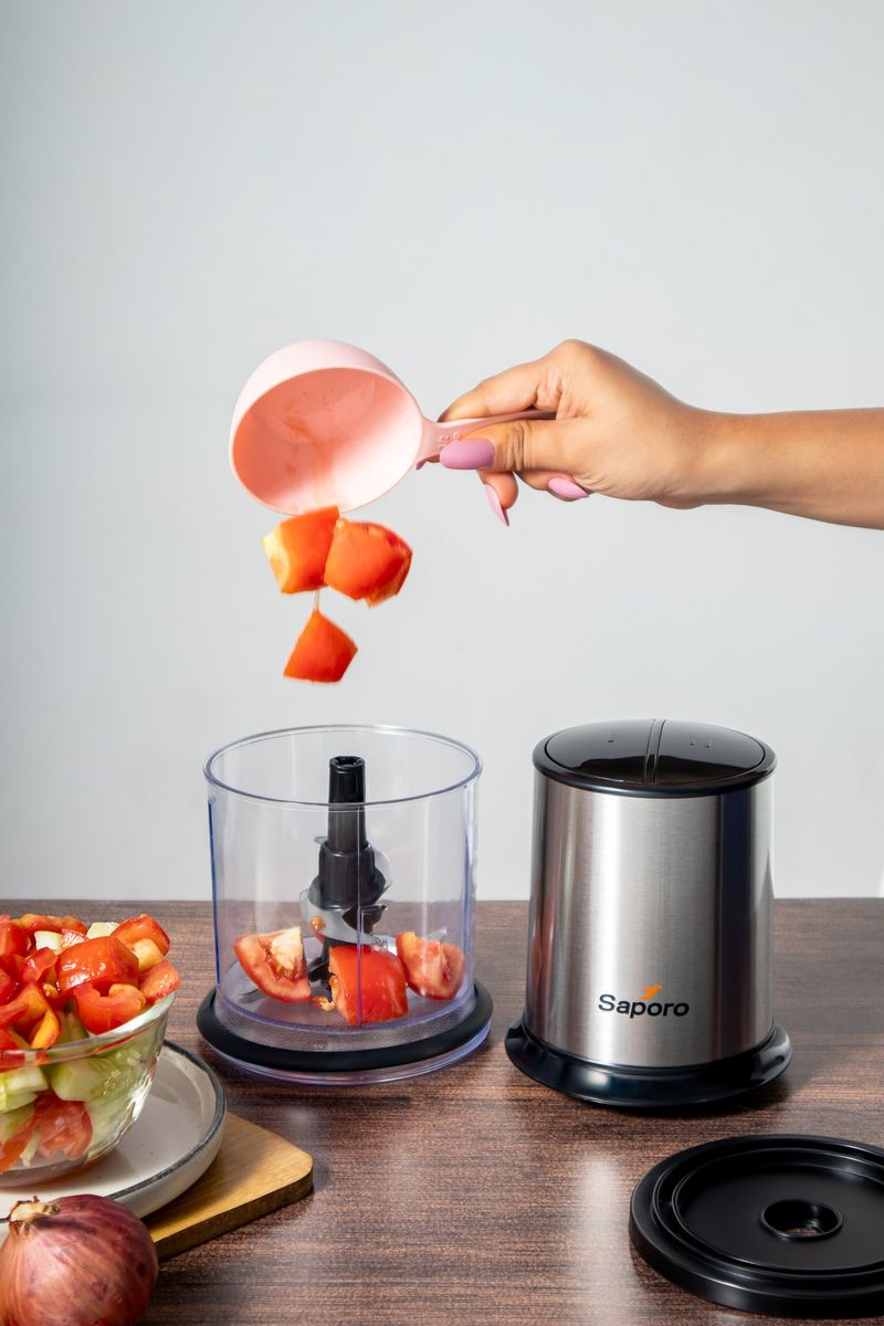 Saporo food chopper product photography by Team TSB